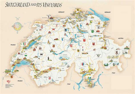 switzerland map with tourist attractions|Map of Switzerland .